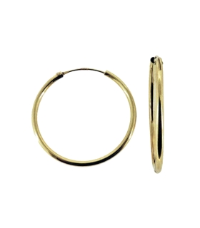 PENDIENTE CRIOLLAS UNISEX ORO 18 KTES. 1