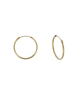 PENDIENTE AROS ORO 1ª LEY 1,20 X 9,5-10
