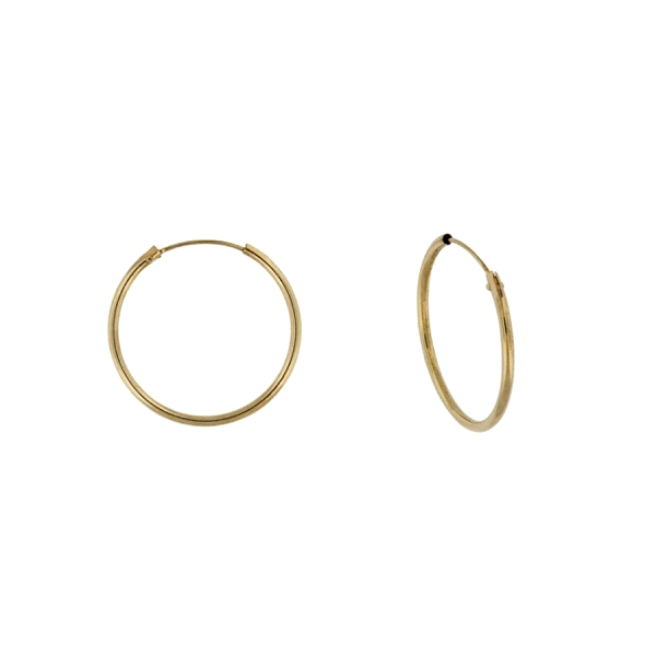 PENDIENTE AROS ORO 1ª LEY 1,20 X 9,5-10