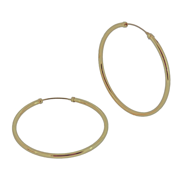 PENDIENTES AROS MUJER ORO 1ª LEY 2 X 39