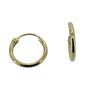 PENDIENTE CRIOLLAS ORO 18 KTES. 1,50 X12