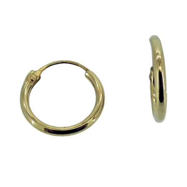 PENDIENTE CRIOLLAS ORO 18 KTES. 1,50 X12
