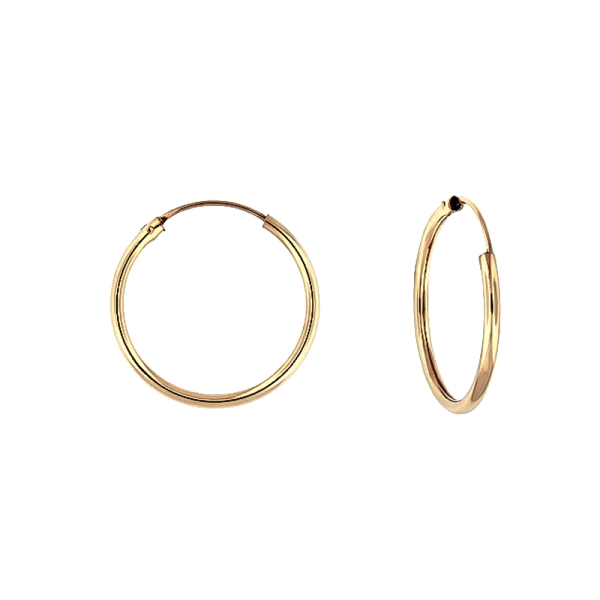 PENDIENTE CRIOLLAS ORO 18 KTES. 16 X 1.5