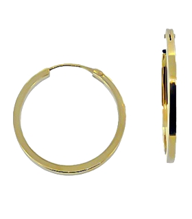PENDIENTE AROS ORO 1ª LEY 1.40 X 31