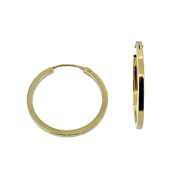 PENDIENTE CRIOLLAS ORO 18 KTES. 1.40 X 2