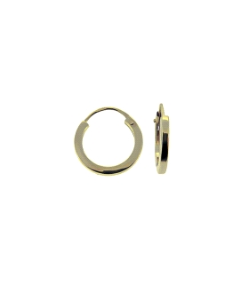 PENDIENTE CRIOLLA ORO 18 KTES. 1.40 X 16