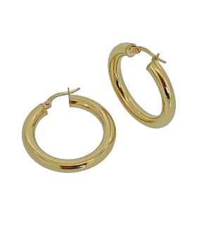 PENDIENTE CRIOLLAS MUJER ORO 18 KTES.