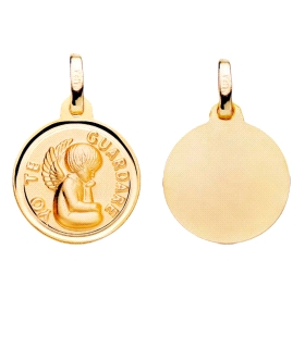 COLGANTE MEDALLA YO TE GUARDARE ORO 18 K