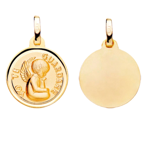 COLGANTE MEDALLA YO TE GUARDARE ORO 18 K