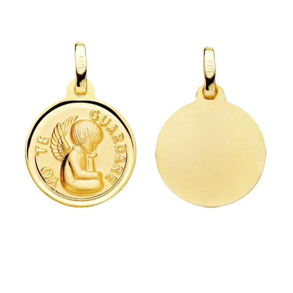 COLGANTE MEDALLA YO TE GUARDARE ORO 18 K