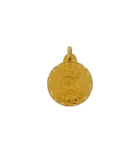 MEDALLA  VIRGEN DOLORES ORO 1ª LEY 19 MM