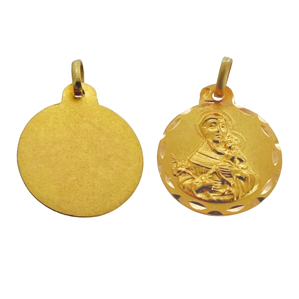 COLGANTE MEDALLA SAN ANTONIO ORO 18 KTES