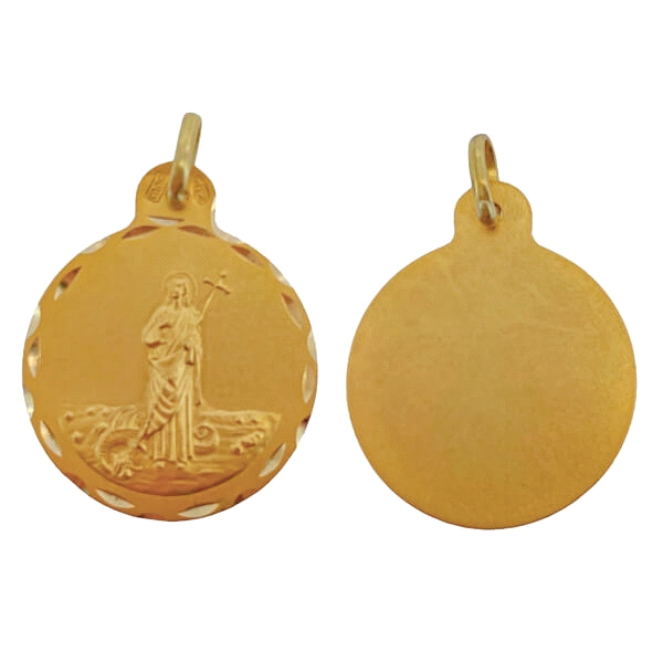 MEDALLA SANTA MARTA ORO 1ª LEY 21 MM