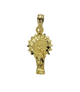 MEDALLA VIRGEN DEL PILAR ORO 1ªLEY 20X11