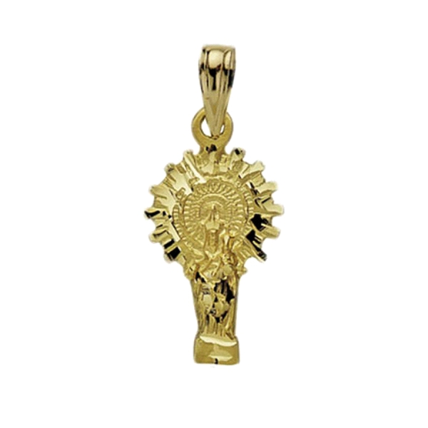 MEDALLA VIRGEN DEL PILAR ORO 1ªLEY 20X11
