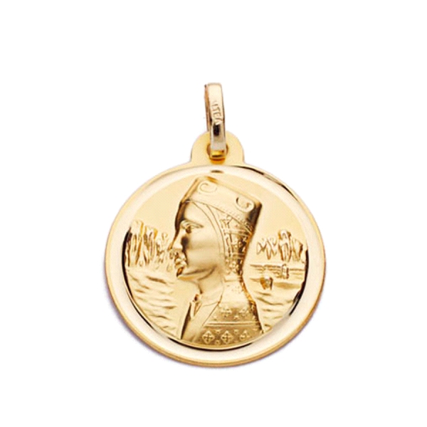 MEDALLA MONTSERRAT ORO PRIMERA LEY 18 MM