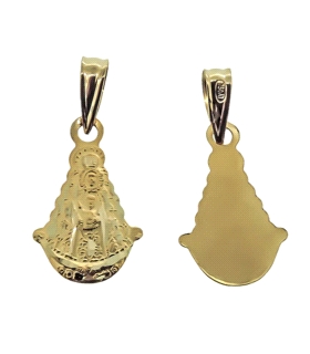 MEDALLA VIRGEN DEL ROCIO ORO 1ªLEY 16X10