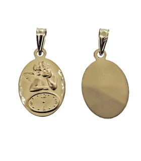 MEDALLA ANGELITO BURLON ORO 1ª LEY 19X12