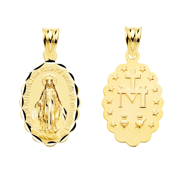 MEDALLA MILAGROSA  ORO 187 KTES. 20 X 15