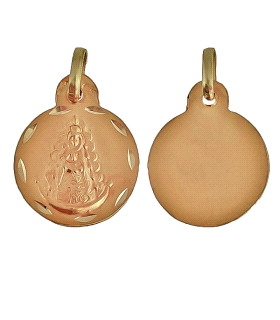 MEDALLA VIRGEN ROCIO ORO 1ª LEY 17.50 MM