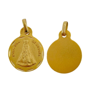 MEDALLA VIRGEN BEGOÑA ORO 1ª LEY 15 MM.