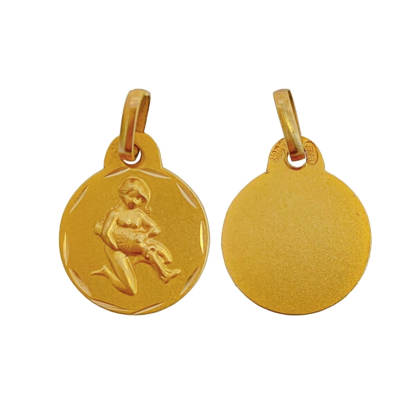 MEDALLA HOROSCOPO ACUARIO ORO 1ª LEY 13