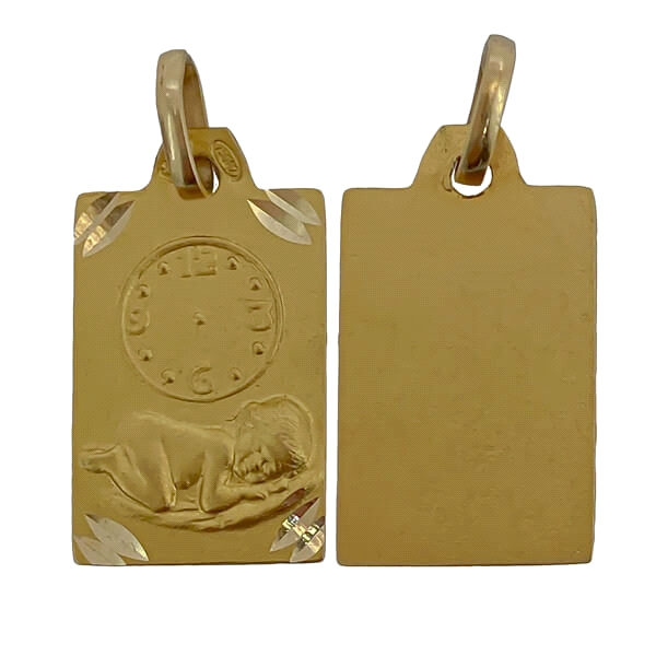 MEDALLA RECIEN ORO 1ª LEY 11X19 RELOJ