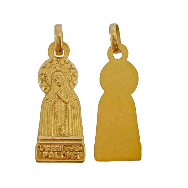 MEDALLA VIRGEN DE LA PALOMA ORO 1ª LEY