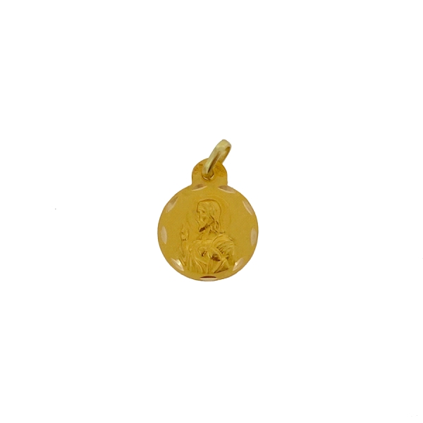 MEDALLA SAGRADO CORAZON ORO 1ª LEY 15 MM