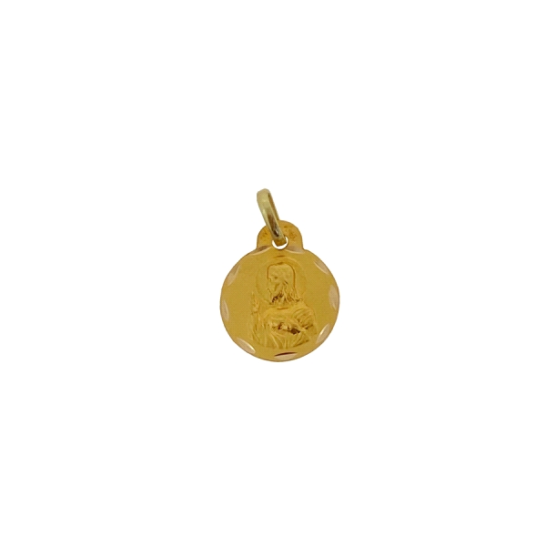 MEDALLA SAGRADO CORAZON ORO 1ª LEY 13 MM