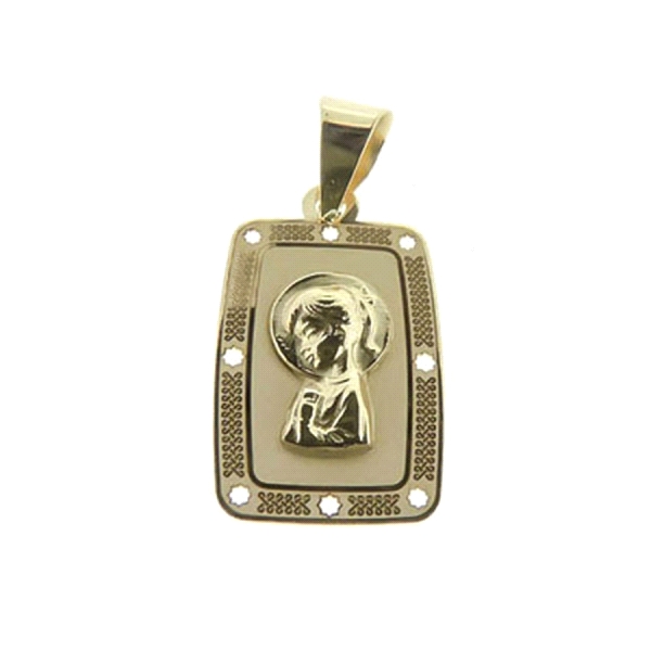 MEDALLA VIRGEN NIÑA ORO 1ª LEY