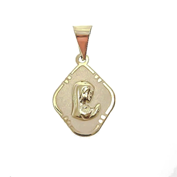MEDALLA VIRGEN NIÑA ORO 1ª LEY 18 X 13