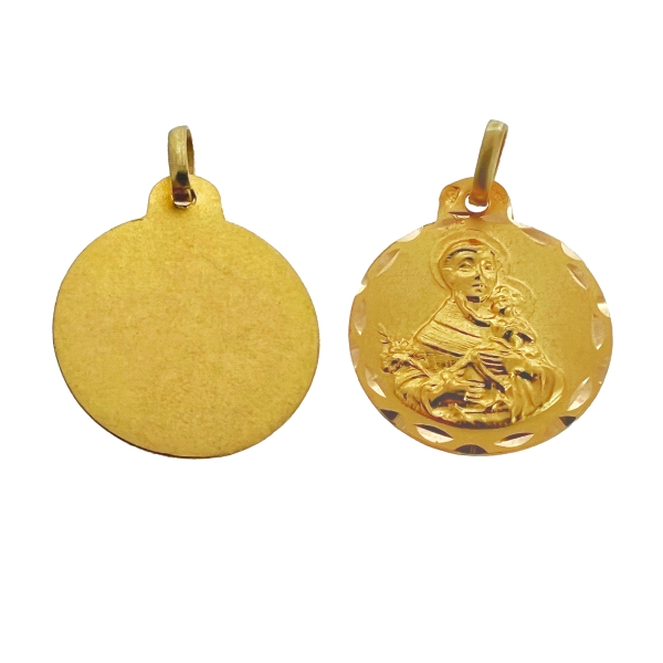 COLGANTE MEDALLA SAN ANTONIO ORO 18 KTES