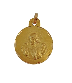 MEDALLA ANGEL GUARDA ORO 1ª LEY 17.5 MM