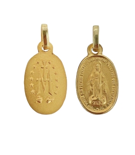 MEDALLA MILAGROSA ORO 18 KTES. 15 X 11 M