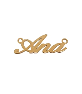 NOMBRE PERSONALIZADO ANA ORO 18 KTES. 11