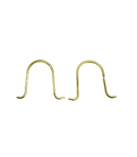 OMEGAS ORO 18 KTES.14 X 9 MM. PRECIO PAR