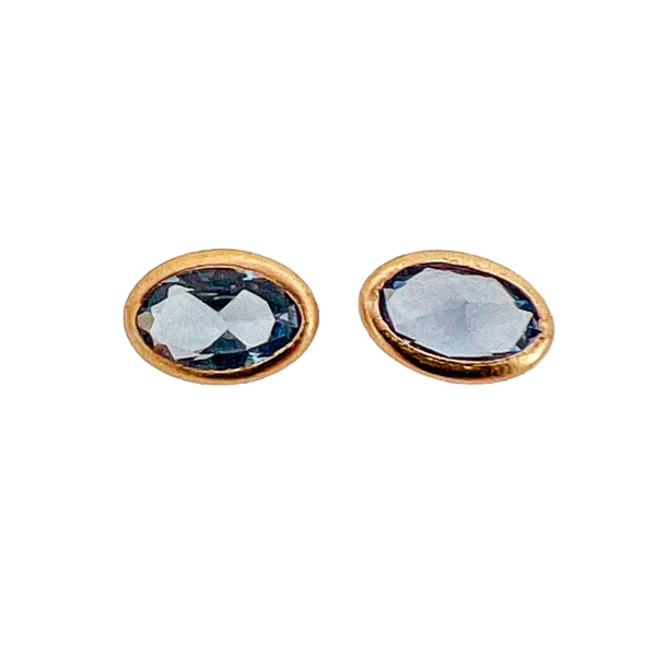 BOCEL OVAL 6 X 4 MM. COLOR AGUA MARINA O