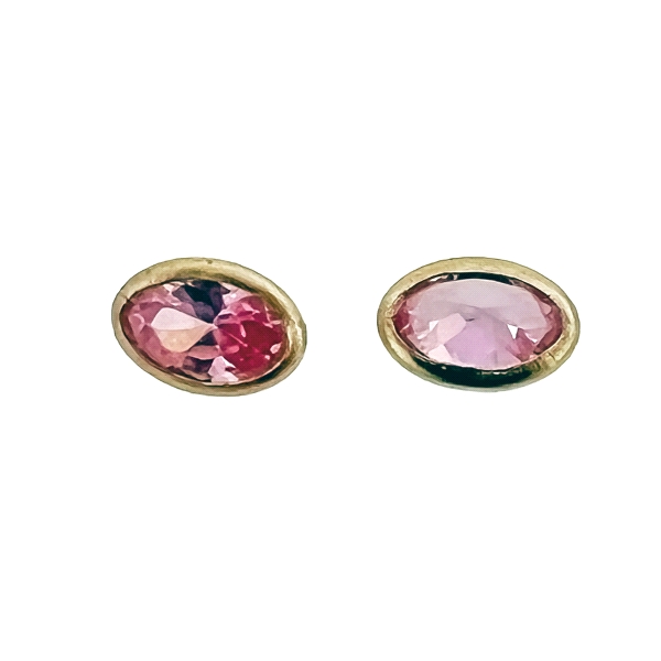 BOCEL OVAL 6 X 4 MM. ROSA DE FRANCIA ORO