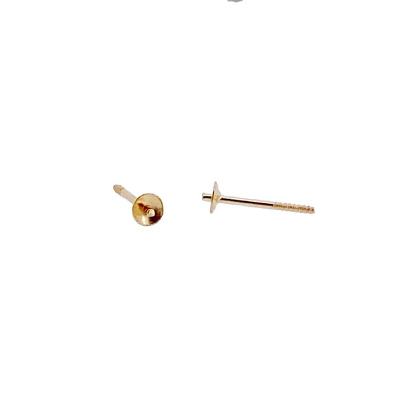 PALILLO + CASQUILLA 3 MM ORO 1ª LEY 3X07