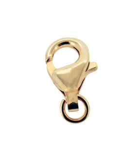 MOSQUETON ORO 1ª LEY FORMA PERA 13X7
