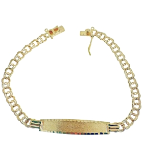 NOMEOLVIDES MACIZO ORO 18 KTES. 18 CM.
