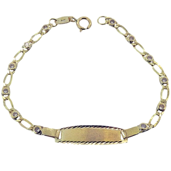 NOMEOLVIDES RECIÉN ORO 18 KTES. 14 CM.