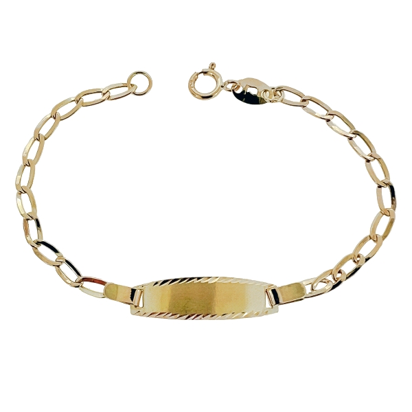 NOMEOLVIDES RECIÉN ORO 18 KTES. 13 CM.