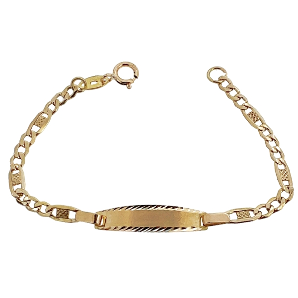 NOMEOLVIDES BEBÉ ORO 18 KTES. 12 CM.
