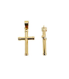 COLGANTE CRUZ UNISEX ORO 18 KTES. 16 X 1