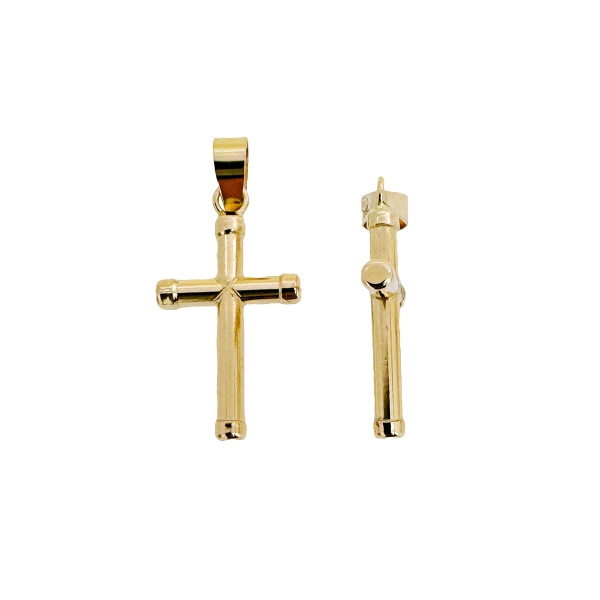 COLGANTE CRUZ UNISEX ORO 18 KTES. 16 X 1