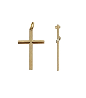 COLGANTE CRUZ ORO 18 KTES. 24 X 16 MM