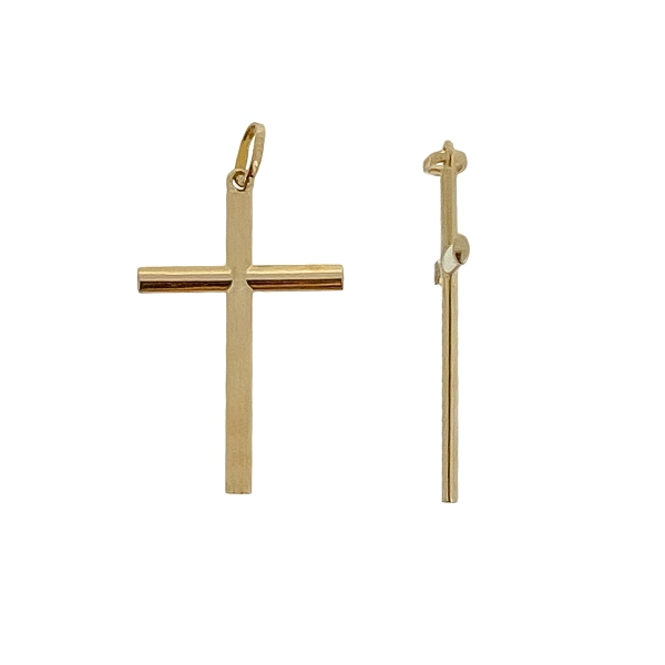 COLGANTE CRUZ ORO 18 KTES. 24 X 16 MM