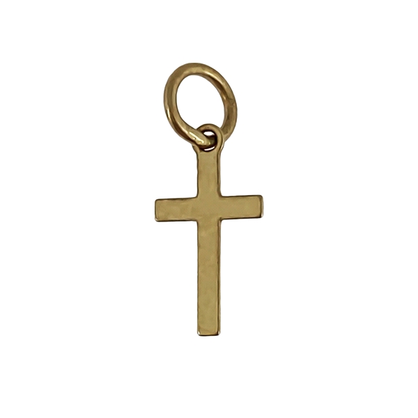 COLGANTE CRUZ  PARA CRIOLLAS ORO 18 KTES